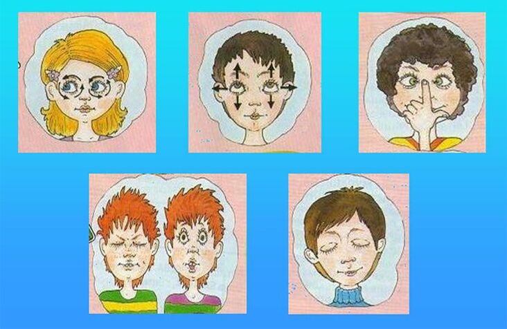 Ejercicios oculares para restaurar la visión.